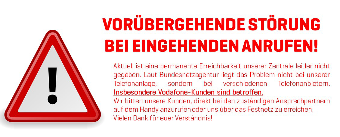Störung der Telefonzentrale