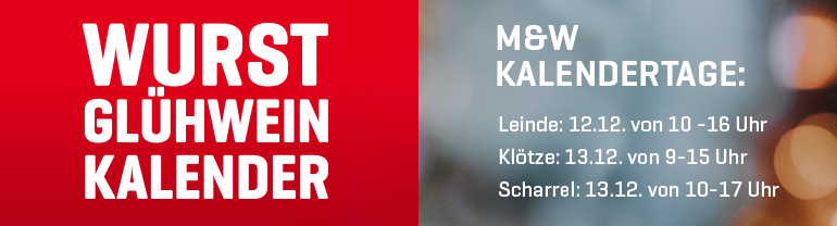 M&amp;W Kalendertage 2019