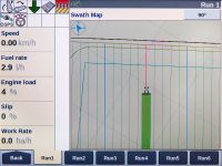 Accuguide Tramlines Screen